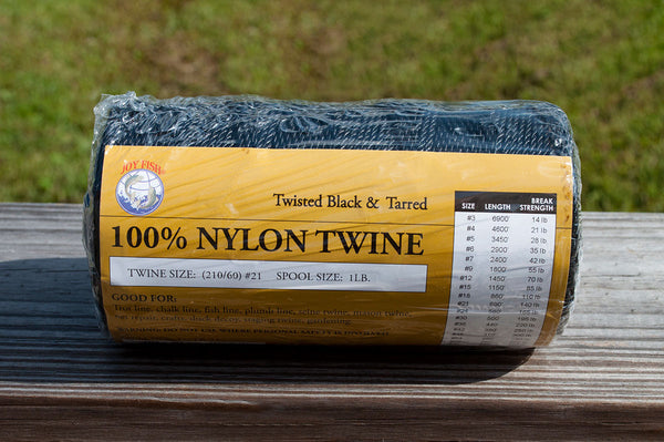 thumbnail image 2 of Black Tarred Braided Nylon Decoy Line – #18 Or #36 Twine, 100, 200, Or 500 Ft Spools 2 of 5