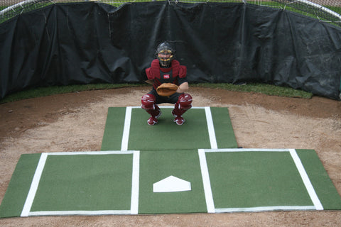 Batting Mat Pro With Catcher Extension by ProMounds