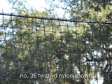 Baseball Barrier Net Panel No.21 Nylon White