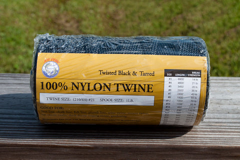 Black and Tarred Nylon Twine (1 LB Spool)